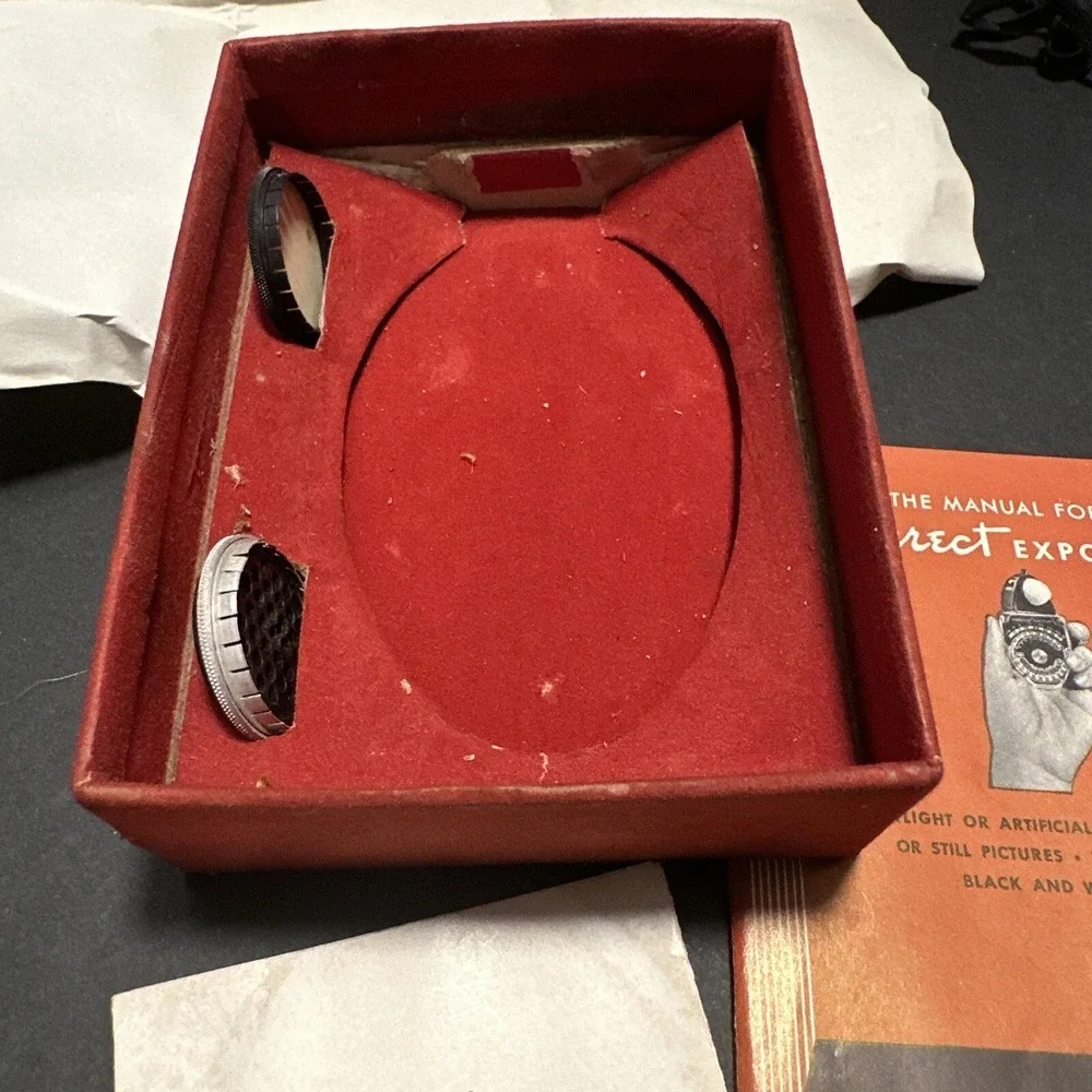 Norwood Director Exposure Meter Film Photography‎ Vintage w/ Box Instructions